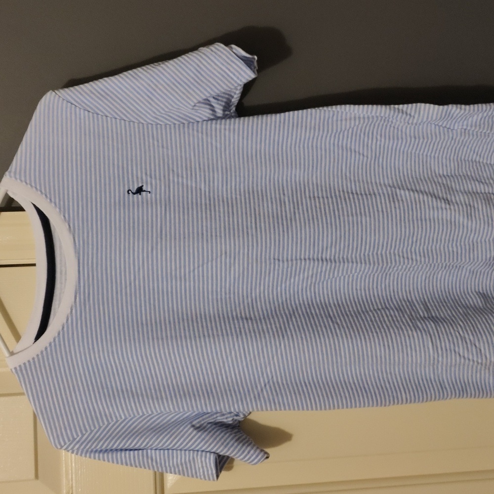 Tailorbyrd 18/20 t-shirt blue and white striped